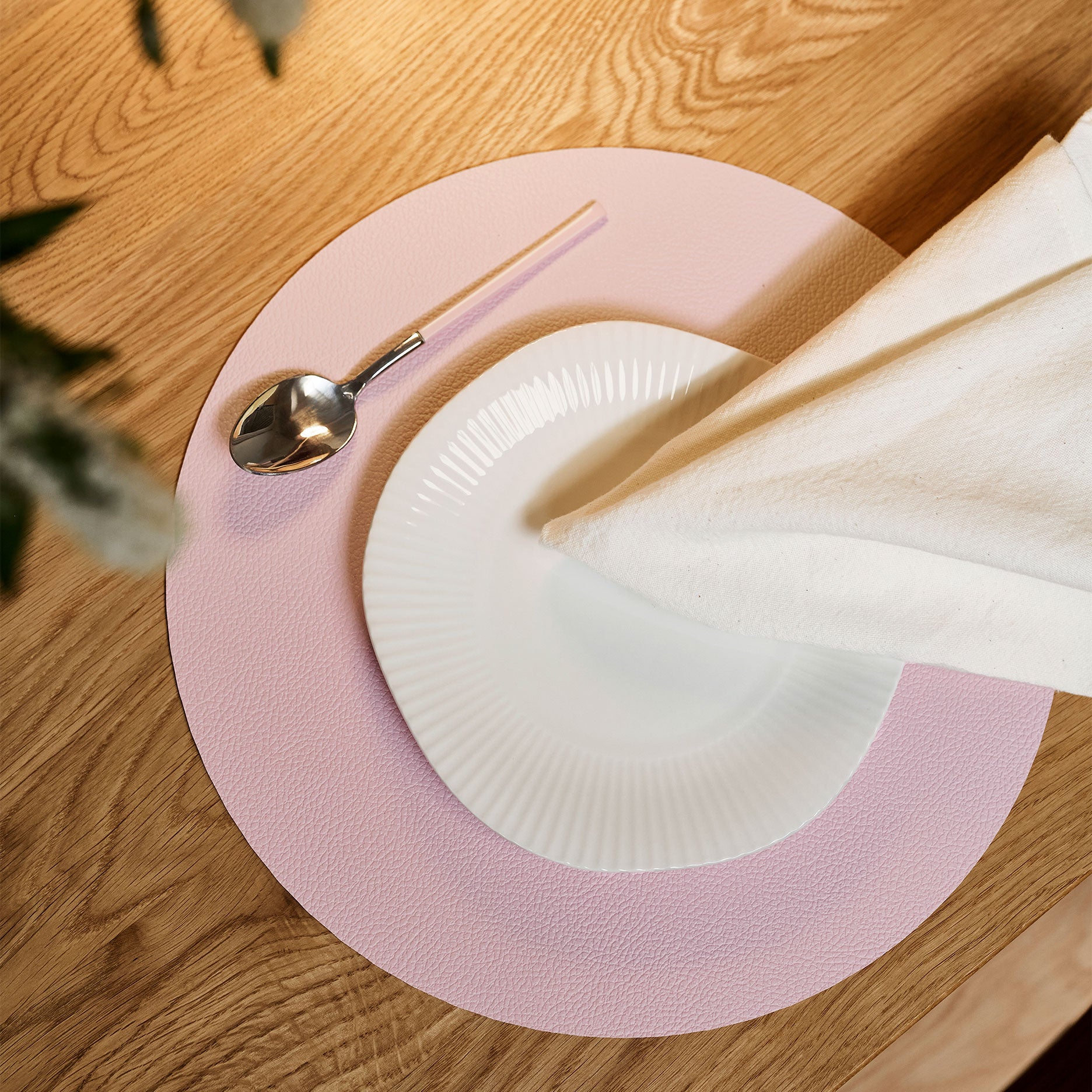 Vendbar dækkeserviet Ø30 cm